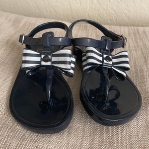 Gap Kids Pink & Blue Bow Jelly Sandals